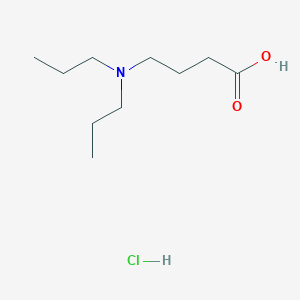 molecular formula C10H22ClNO2 B1373725 4-(Dipropylamino)butanoic acid hydrochloride CAS No. 91343-21-4