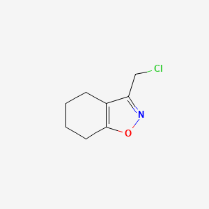 molecular formula C8H10ClNO B1373732 3-(氯甲基)-4,5,6,7-四氢-1,2-苯并噁唑 CAS No. 1269152-48-8