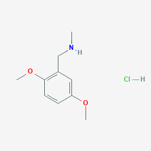 B1373761 [(2,5-Dimethoxyphenyl)methyl](methyl)amine hydrochloride CAS No. 1158286-42-0