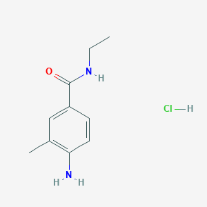 B1373762 4-Amino-N-ethyl-3-methylbenzamide hydrochloride CAS No. 912838-71-2