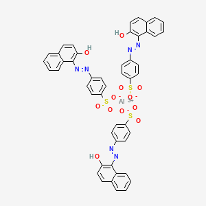 Aluminum, tris[4-[[2-(hydroxy-kappaO)-1-naphthalenyl]azo-kappaN1]benzenesulfonato]-