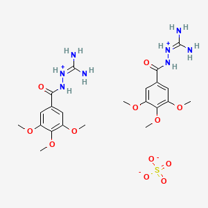 diaminomethylidene-[(3,4,5-trimethoxybenzoyl)amino]azanium;sulfate