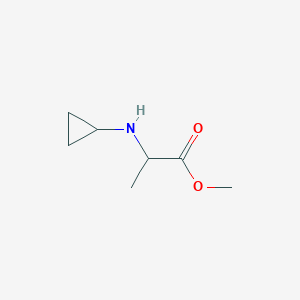 molecular formula C7H13NO2 B1373765 2-(环丙氨基)丙酸甲酯 CAS No. 1228120-96-4