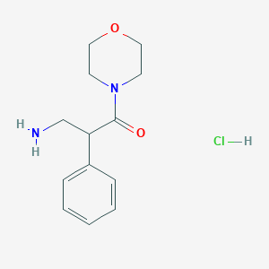 molecular formula C13H19ClN2O2 B1373766 3-氨基-1-(吗啉-4-基)-2-苯基丙酮盐酸盐 CAS No. 1251924-85-2