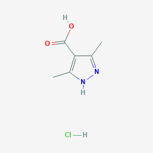 B1373767 3,5-dimethyl-1H-pyrazole-4-carboxylic acid hydrochloride CAS No. 1290998-99-0