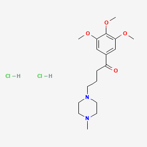 Butyrophenone, 4-(4-methylpiperazinyl)-3',4',5'-trimethoxy-, dihydrochloride