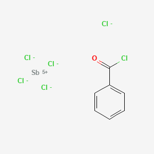 molecular formula C7H5Cl6OSb B13737700 (Benzoyl chloride)pentachloroantimony CAS No. 38897-60-8