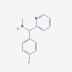 B1373773 [(4-Fluorophenyl)(pyridin-2-yl)methyl](methyl)amine CAS No. 1178233-16-3