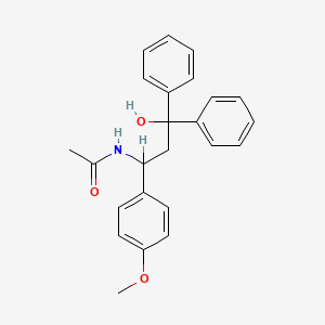 3-Acetamido-3-(p-anisyl)-1,1-diphenyl-1-propanol