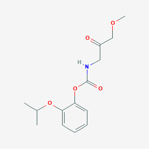 (2-propan-2-yloxyphenyl) N-(3-methoxy-2-oxopropyl)carbamate