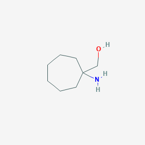 molecular formula C8H17NO B1373779 (1-氨基环庚基)甲醇 CAS No. 814254-62-1