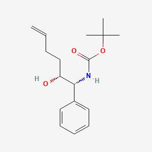 (2S-Hydroxy-1S-phenyl-hex-5-enyl)-carbamic acid tert-butyl ester