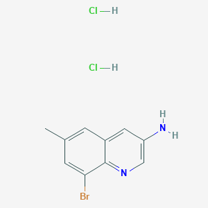 3-Amino-8-bromo-6-methylquinoline dihydrochloride