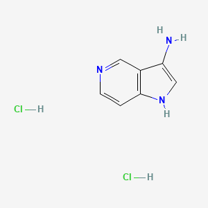 molecular formula C7H9Cl2N3 B1373784 3-氨基-5-氮杂吲哚二盐酸盐 CAS No. 1257535-49-1