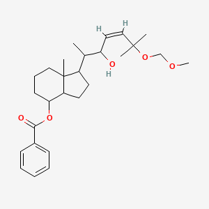 [1-[(Z)-3-hydroxy-6-(methoxymethoxy)-6-methylhept-4-en-2-yl]-7a-methyl-1,2,3,3a,4,5,6,7-octahydroinden-4-yl] benzoate