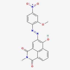 6-Hydroxy-5-((2-methoxy-4-nitrophenyl)azo)-2-methyl-1H-benz(de)isoquinoline-1,3(2H)-dione