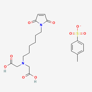 2-[Carboxymethyl-[6-(2,5-dioxopyrrol-1-yl)hexyl]amino]acetic acid;4-methylbenzenesulfonate