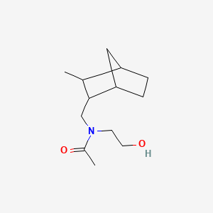 N-(2-Hydroxyethyl)-N-((3-methyl-2-norbornyl)methyl)acetamide