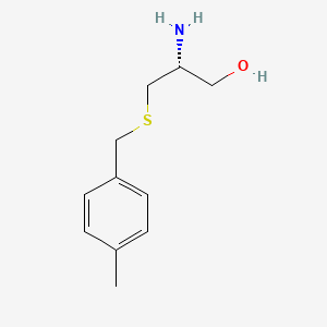 molecular formula C11H17NOS B1373805 H-Cysteinol(4-MeBzl) CAS No. 438237-83-3