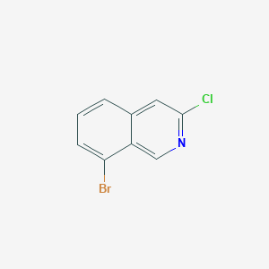 molecular formula C9H5BrClN B1373807 8-Bromo-3-chloroisoquinoline CAS No. 1029720-63-5