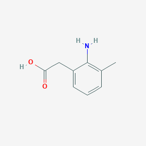 molecular formula C9H11NO2 B1373812 2-(2-Amino-3-methylphenyl)acetic acid CAS No. 1334405-57-0