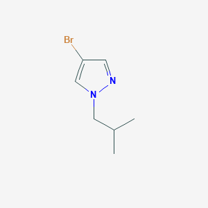 molecular formula C7H11BrN2 B1373813 4-Bromo-1-(2-methylpropyl)-1H-pyrazole CAS No. 1184394-32-8
