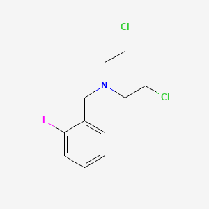 N,N-Bis(2-chloroethyl)-o-iodobenzylamine