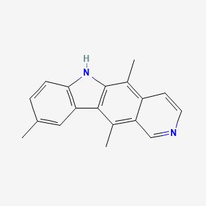 6H-Pyrido(4,3-b)carbazole, 5,9,11-trimethyl-