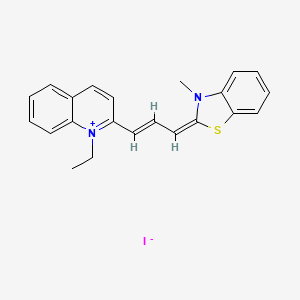 4,5-Benzo-1'-ethyl-3-methyl-chinathiacarbocyanineiodide