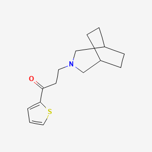 3-(3-Azabicyclo[3.2.2]non-3-yl)-1-(2-thienyl)-1-propanone