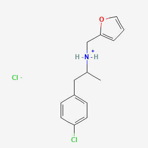 N-(p-Chloro-alpha-methylphenethyl)furfurylamine hydrochloride