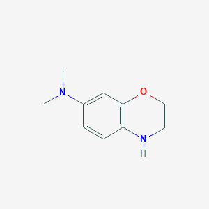N,N-dimethyl-3,4-dihydro-2H-1,4-benzoxazin-7-amine