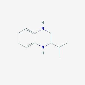 molecular formula C11H16N2 B1373834 2-(Propan-2-yl)-1,2,3,4-tetrahydroquinoxaline CAS No. 876184-98-4