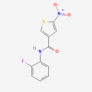 N-(2-Fluorophenyl)-5-nitro-3-thiophenecarboxamide