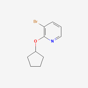 B1373840 3-Bromo-2-(cyclopentyloxy)pyridine CAS No. 422557-08-2