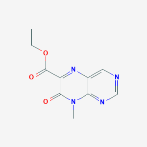 Ethyl 8-methyl-7-oxopteridine-6-carboxylate