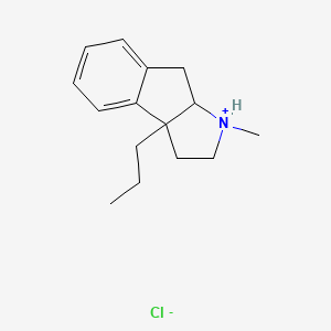 1,2,3,3a,8,8a-Hexahydro-1-methyl-3a-propylindeno(2,1-b)pyrrole hydrochloride