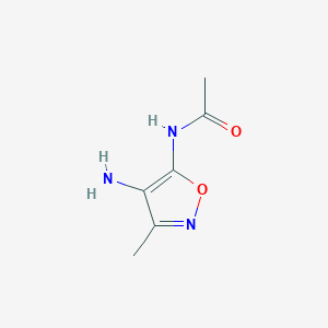 N-(4-amino-3-methyl-oxazol-5-yl)acetamide