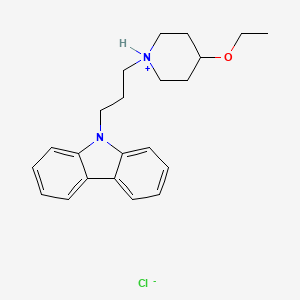 9-(3-(4-Ethoxypiperidino)propyl)carbazole hydrochloride