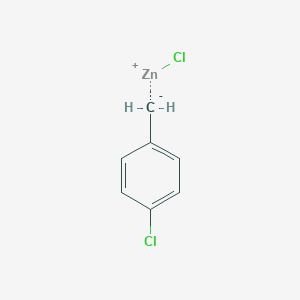 molecular formula C7H6Cl2Zn B137386 4-Chlorobenzylzinc chloride solution CAS No. 149923-10-4