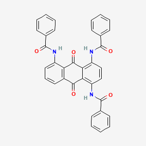 N-(4,5-dibenzamido-9,10-dioxoanthracen-1-yl)benzamide