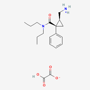 (Z)-2-(Aminomethyl)-N,N-dipropyl-1-phenylcyclopropanecarboxamide oxalate