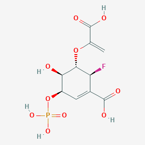 (6S)-6-fluoro-5-enolpyruvylshikimate 3-phosphate