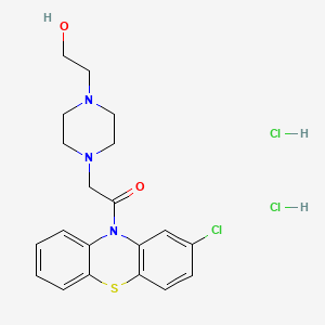 Ketone, 2-chlorophenothiazin-10-yl (4-(2-hydroxyethyl)-1-piperazinyl)methyl, dihydrochloride