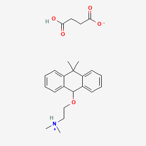 Ethylamine, N,N-dimethyl-2-(10,10-dimethyl-9-anthracenyloxy)-, succinate