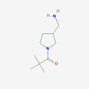 1-[3-(Aminomethyl)pyrrolidin-1-yl]-2,2-dimethylpropan-1-one