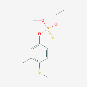 o-Ethyl o-methyl o-[3-methyl-4-(methylsulfanyl)phenyl] phosphorothioate