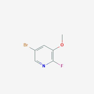 molecular formula C6H5BrFNO B1373873 5-Bromo-2-fluoro-3-methoxypyridine CAS No. 880870-66-6