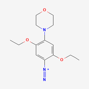 2,5-Diethoxy-4-(morpholin-4-yl)benzenediazonium