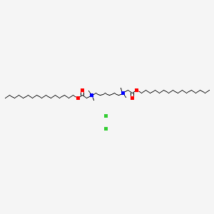 Ammonium, hexamethylenebis((carboxymethyl)dimethyl-, dichloride, dihexadecyl ester